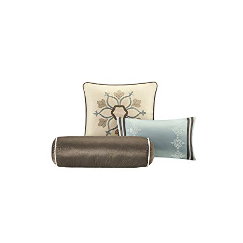 King Blue 9 Piece Comforter Set J14278