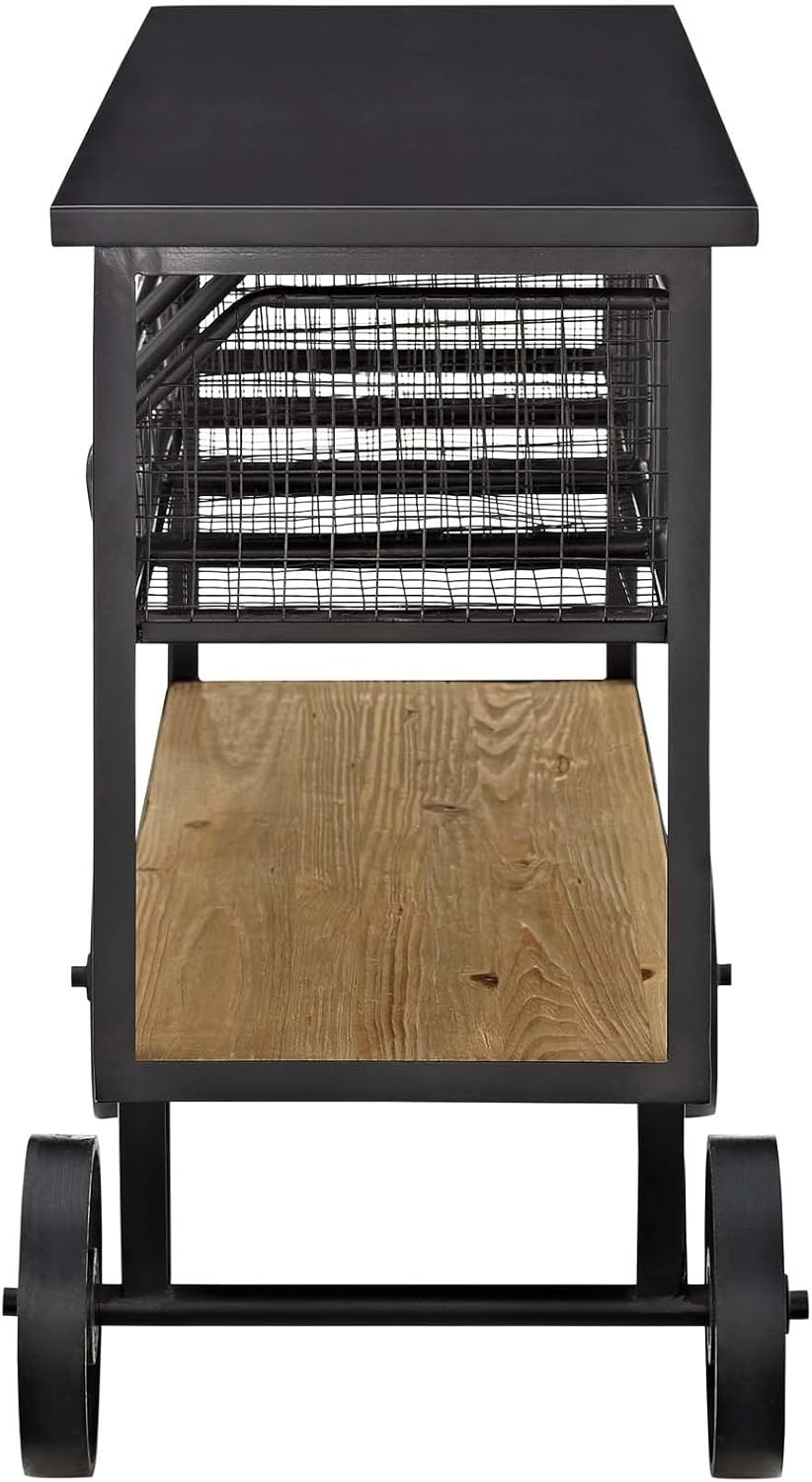 Brown Rolling Kitchen Cart T72100