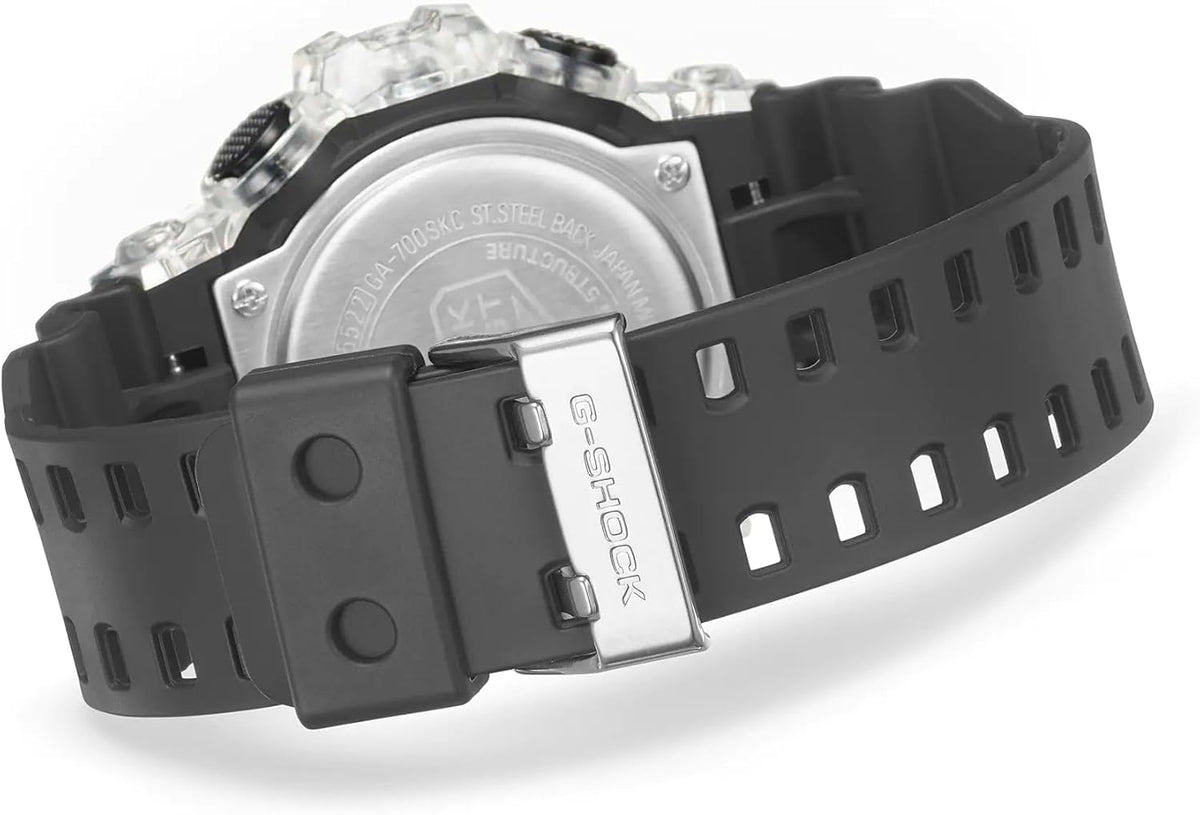 White/Black Digital Analog Camouflage Resin Band Watch V999