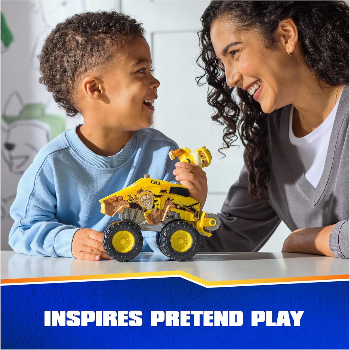 Paw Patrol Rubble’s Bulldozer Toy Truck with Vehicle Transformation and Collectible Action Figure T840