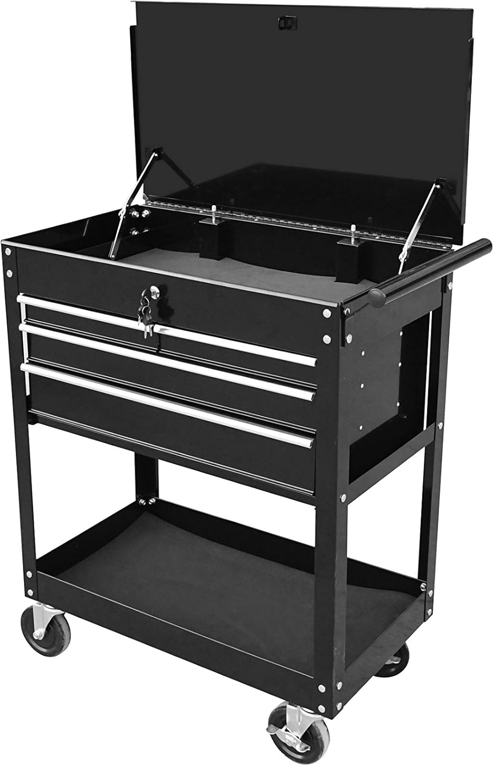 Heavy-Duty Rolling Tool Cart with Drawers, 580LBS Capacity Y50913