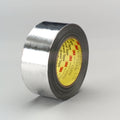 3M High Temperature Aluminum Foil Glass Cloth Tape Silver I990075