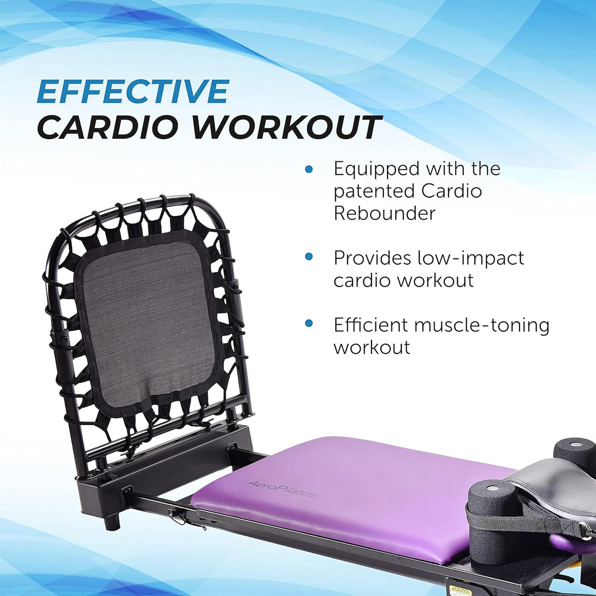 Pilates Reformer Workout Machine with Rebounder Y779