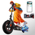 19/20 Mph 20/30 Miles Range Dual Suspension Folding Electric Scooter W449