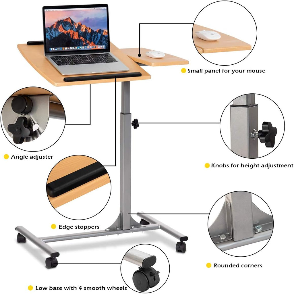 Rolling Laptop Desk Cart Z40412