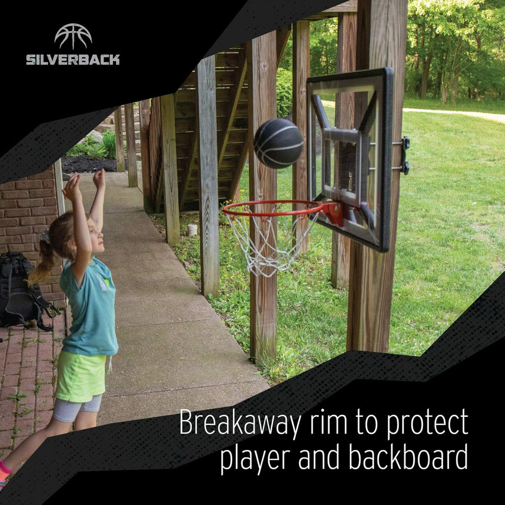 Youth Basketball Hoop with Mounting Technology, Black N688