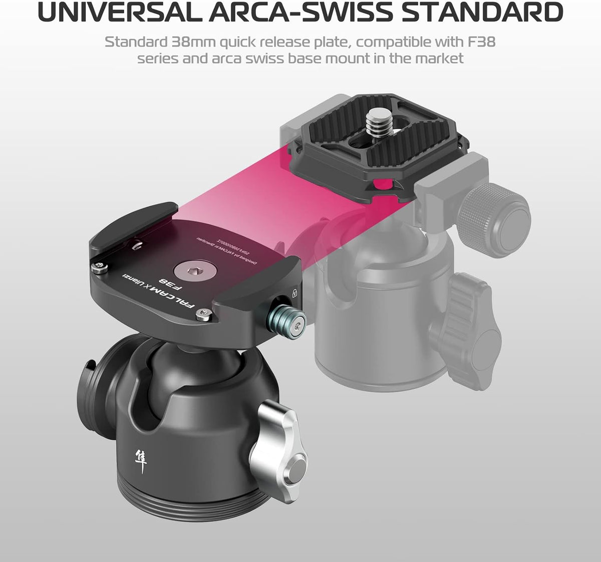 Quick Release Tripod Ball Head with Arca Swiss QR Plate F367