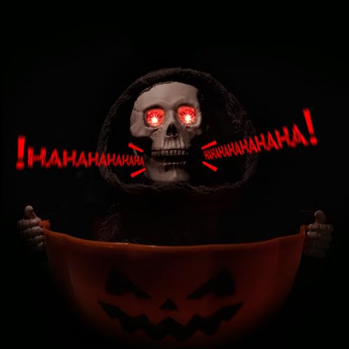 Halloween Candy Bowl Animated Candy Dish with Sound and Movement C797