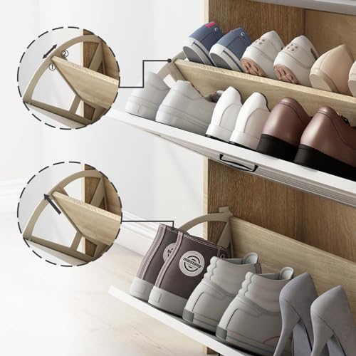 Shoe Cabinet with 3 Flip Drawers and 2 Drawers G650