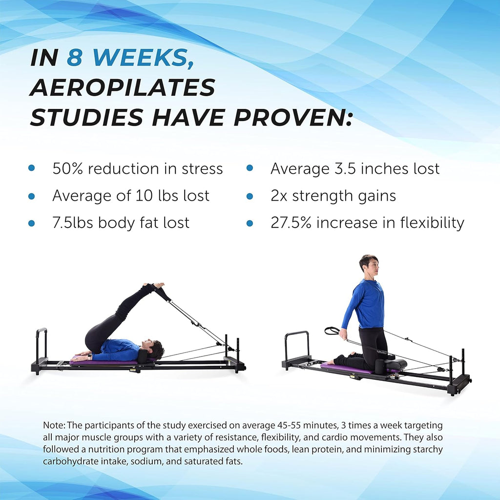 Pilates Reformer Workout Machine with Rebounder Y779