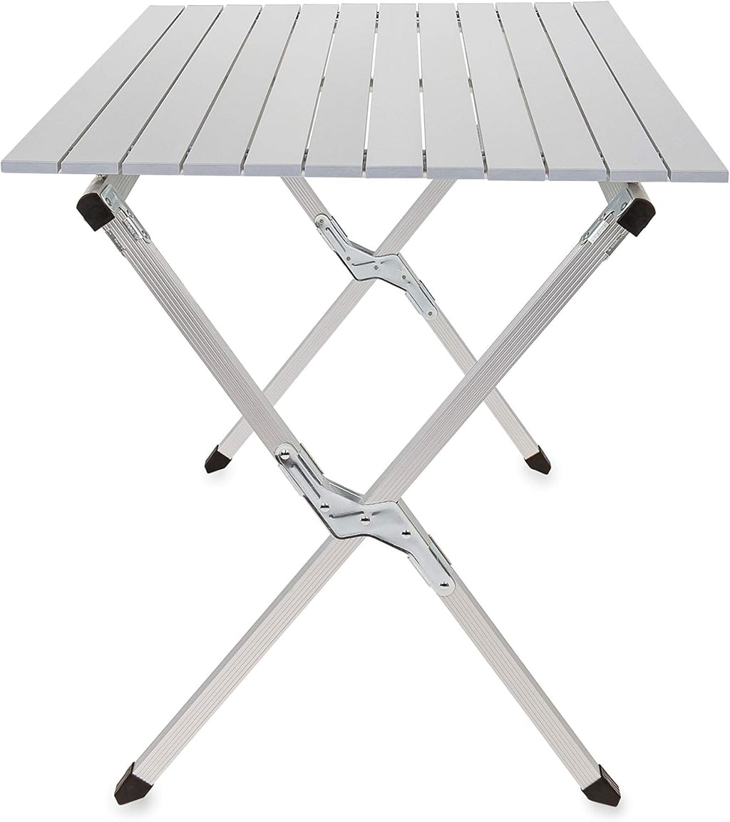 Aluminum Roll-Up Campsite Table with Carrying Bag F75261