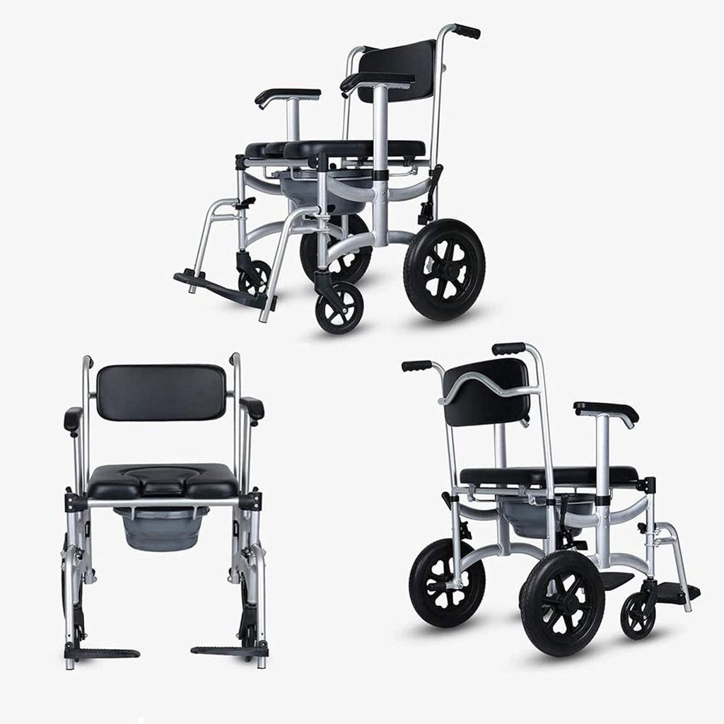 Folding Wheelchair Commode Toilet Chair Y5780