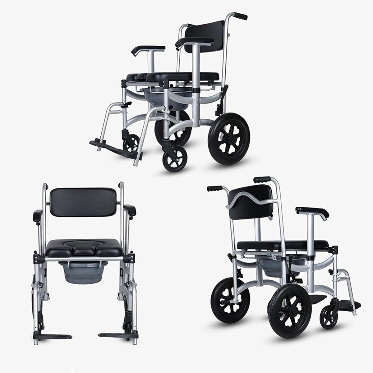 Folding Wheelchair Commode Toilet Chair Y5780