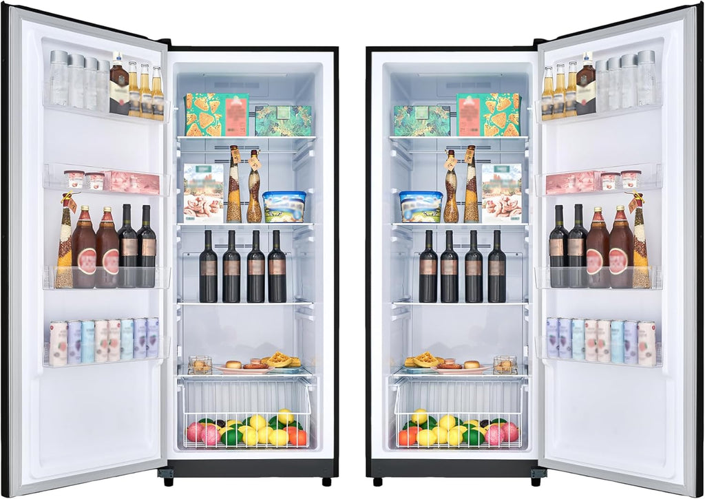 Black 28in Upright Freezer D254