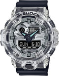 White/Black Digital Analog Camouflage Resin Band Watch V999