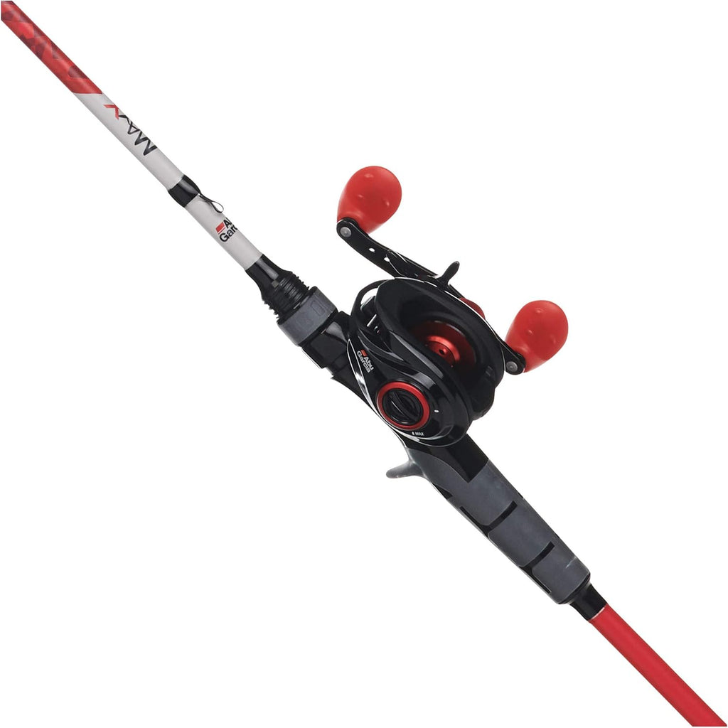 Black Max Low Profile Baitcast Reel and Fishing Rod Combo J7654
