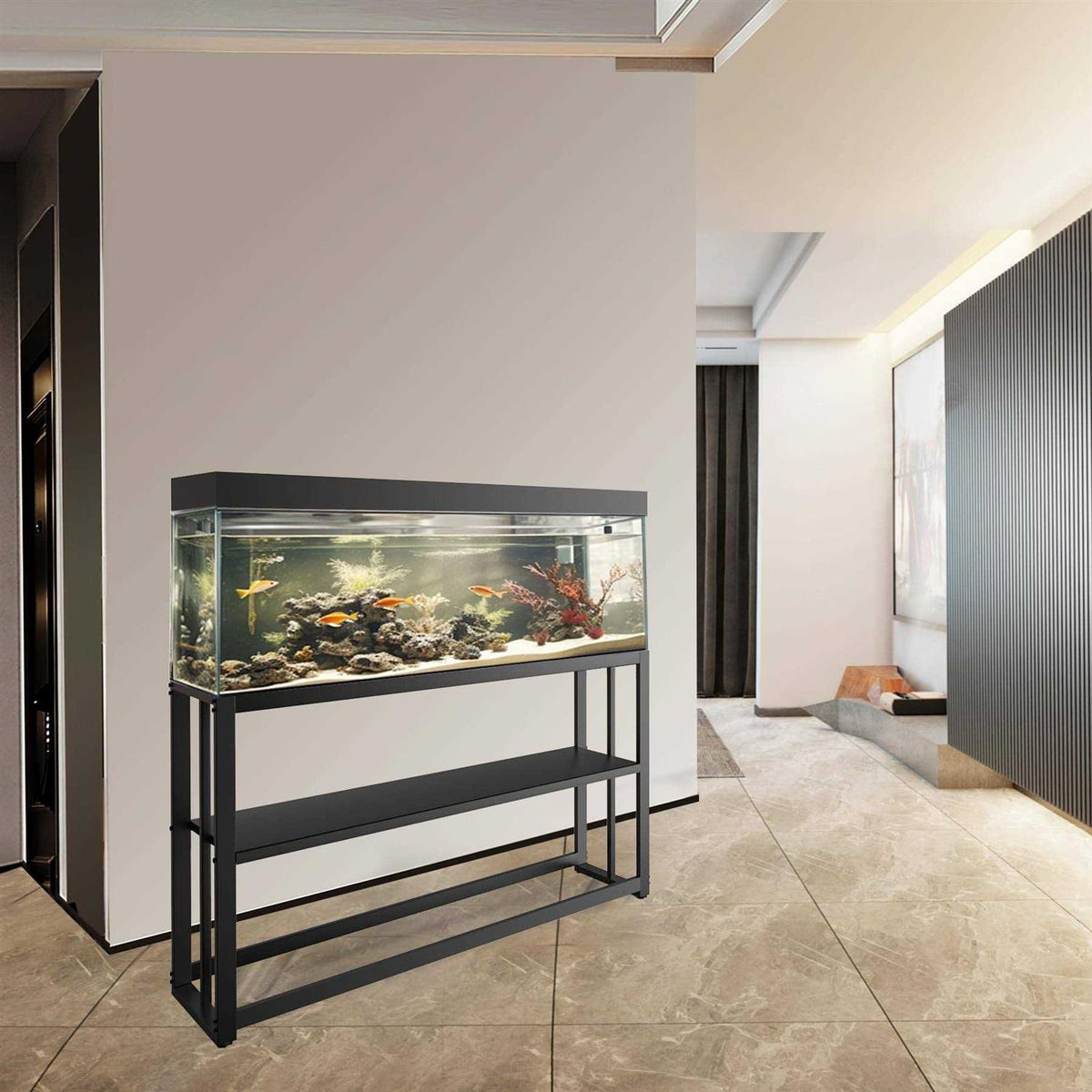 55-75 Gallon Fish Tank Stand with Storage Shelf R8056