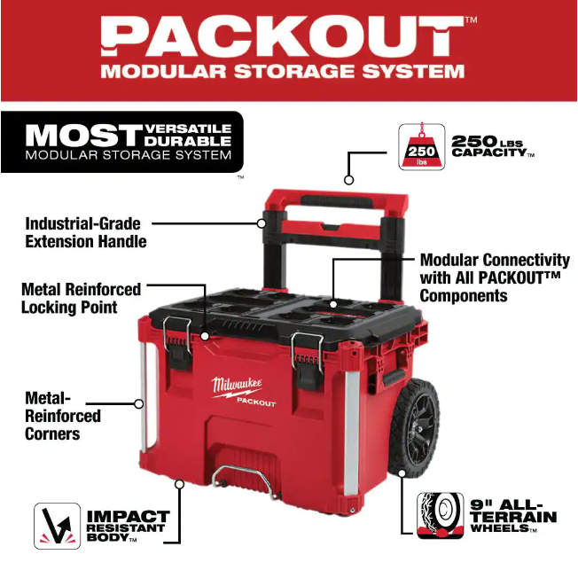 22 in. Rolling Tool Box, Large Tool Box and Medium Tool Box T22295