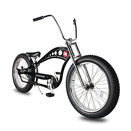26 Stretch Steel Frame Single-Speed & 7-Speed Fat Tires Adult Beach Cruiser Bike P69819