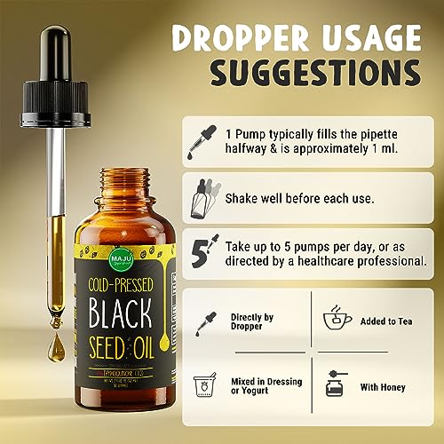 Black Seed Oil, Cold-Pressed, 8 oz N86913