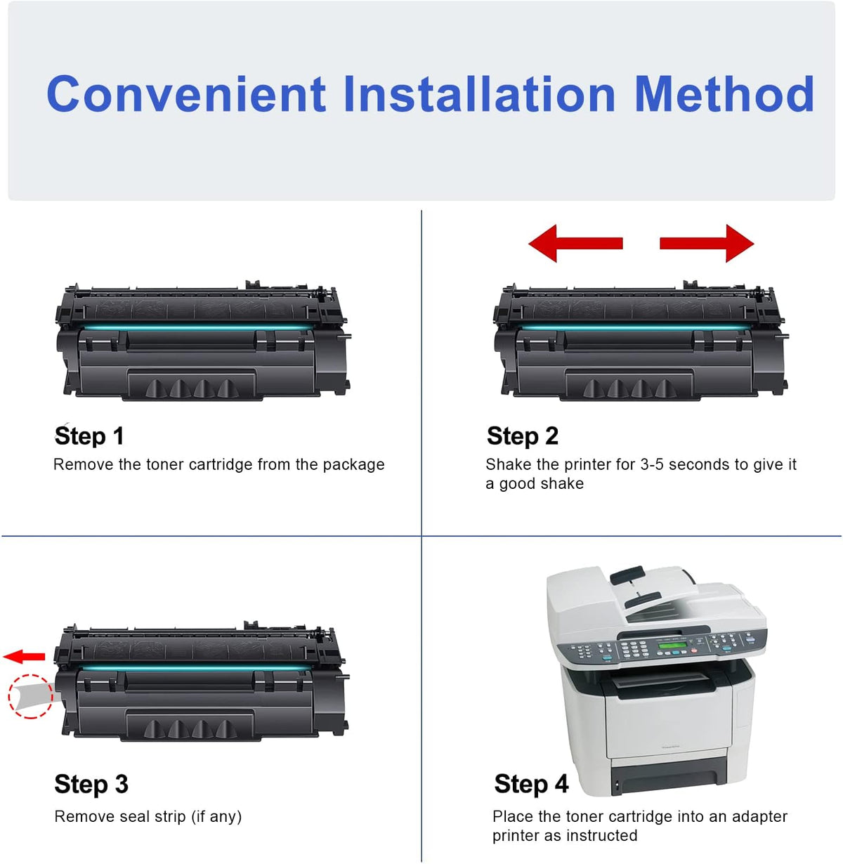 Compatible 53A Toner Cartridge Black 1-Pack Z8446