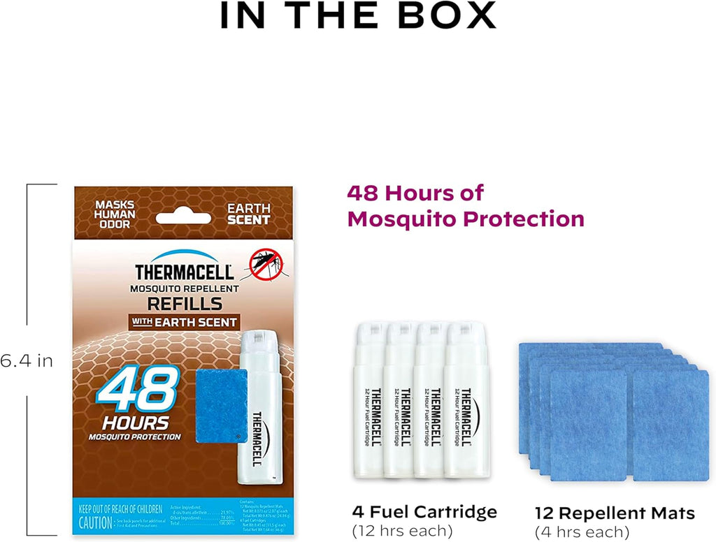Mosquito Repellent Refills, Earth Scent, 15 Foot Zone T874063