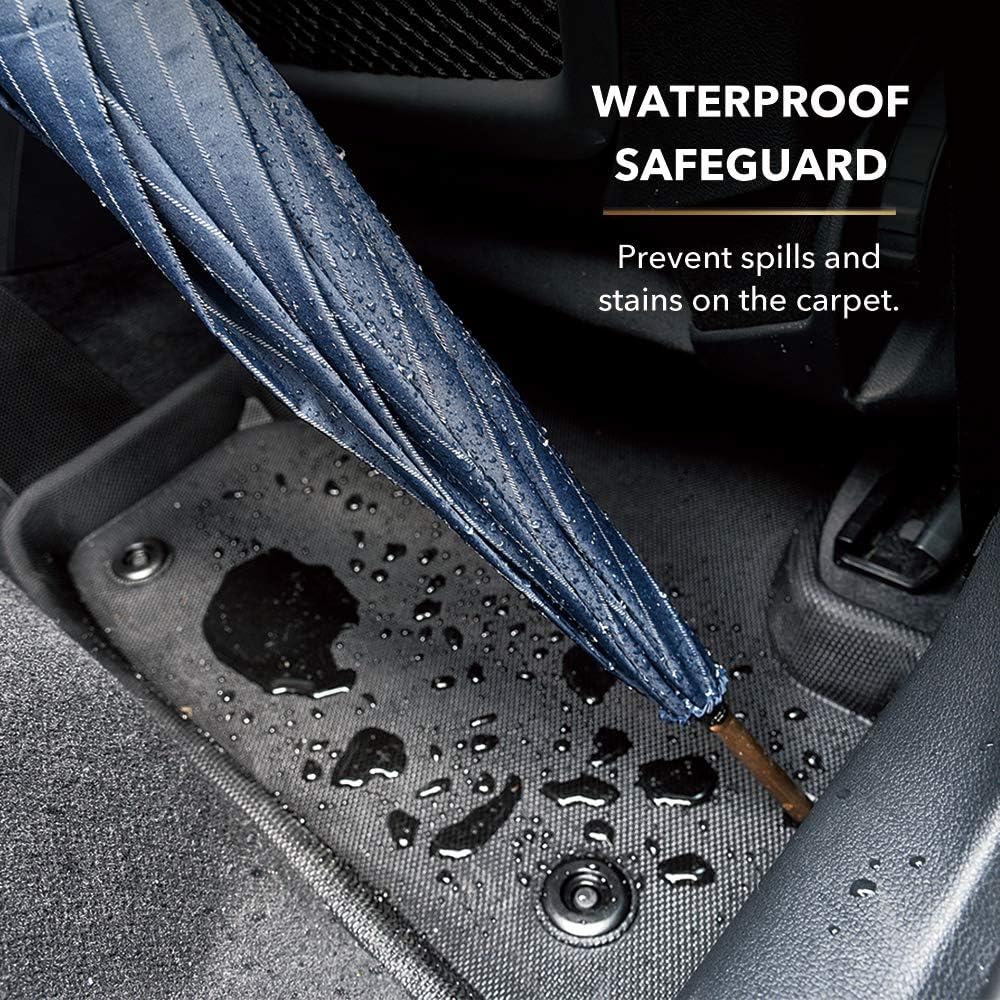 All-Weather Floor Mats 1st 2nd & 3rd Row Black K2651