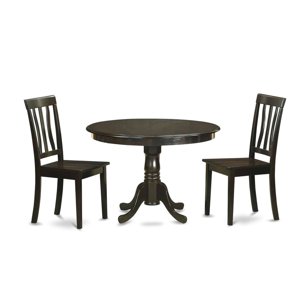 3 PC Small Kitchen Table Set and 2 Dinette Chairs X26796