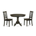3 PC Small Kitchen Table Set and 2 Dinette Chairs X26796