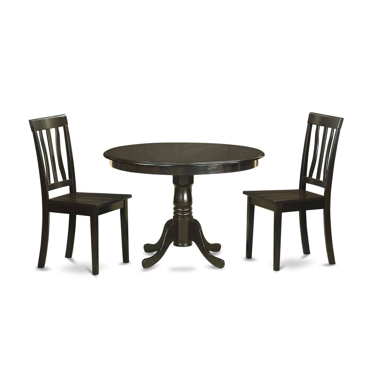 3 PC Small Kitchen Table Set and 2 Dinette Chairs X26796