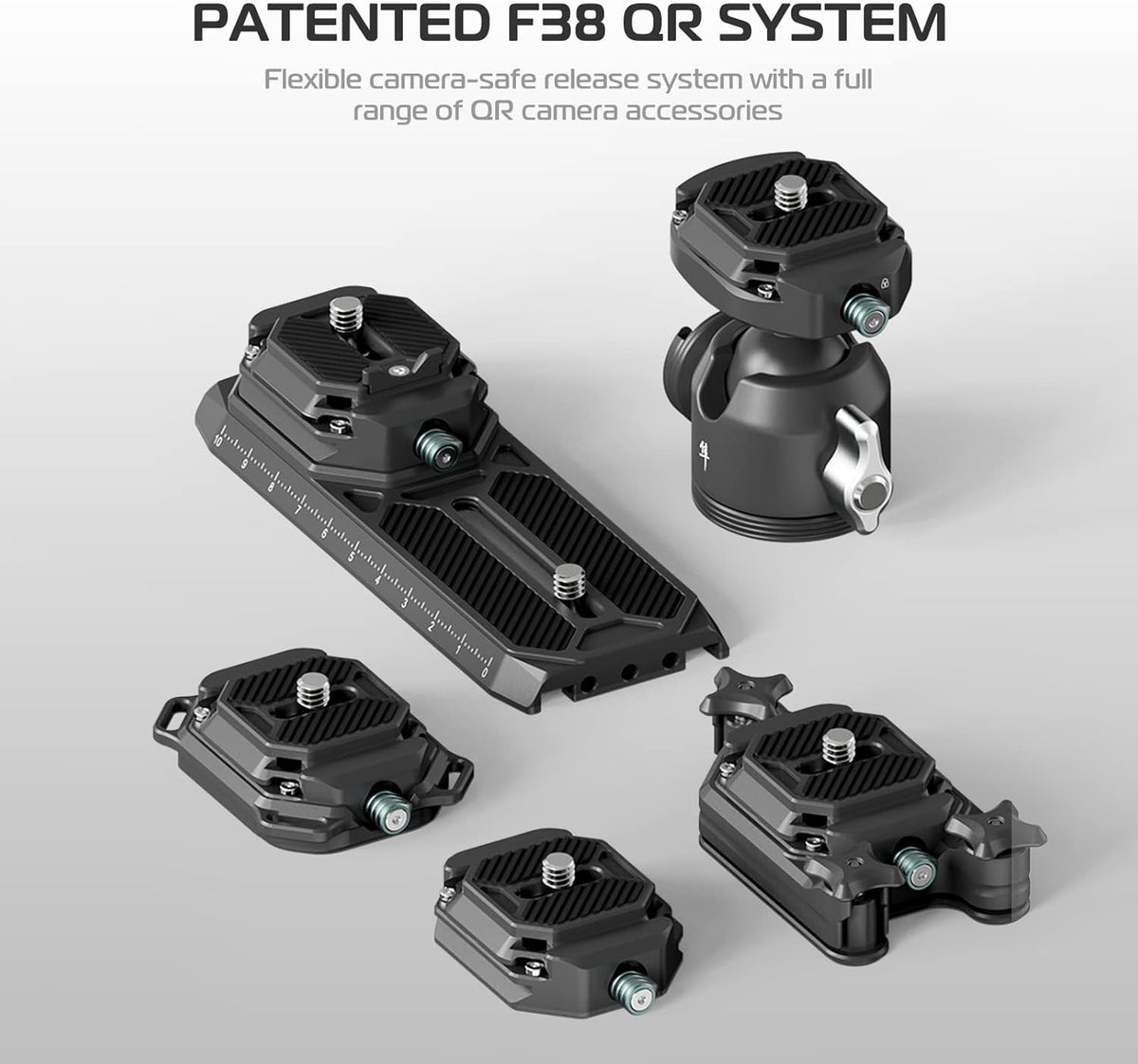 Quick Release Tripod Ball Head with Arca Swiss QR Plate F367