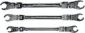 5 Pc. Ratcheting Flex Head Flare Nut Wrench Set, SAE T918753