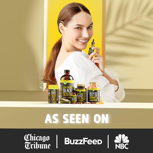 Black Seed Oil, Cold-Pressed, 8 oz N86913