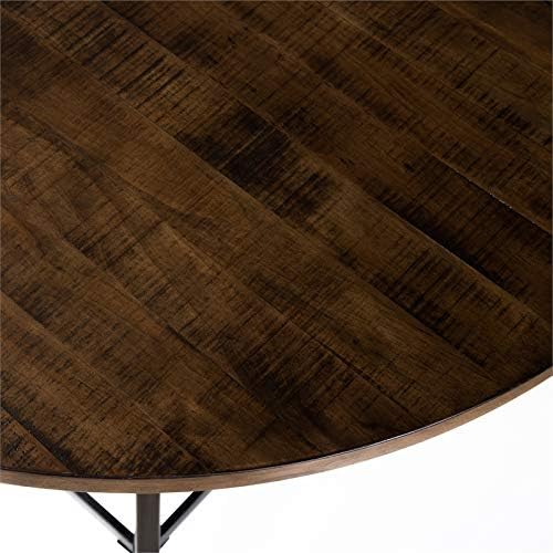 45 Round Counter Height Dining Table in Weathered Brown Gray G777283