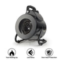 Black Electric Heater Fan with Overheat Protection F4522