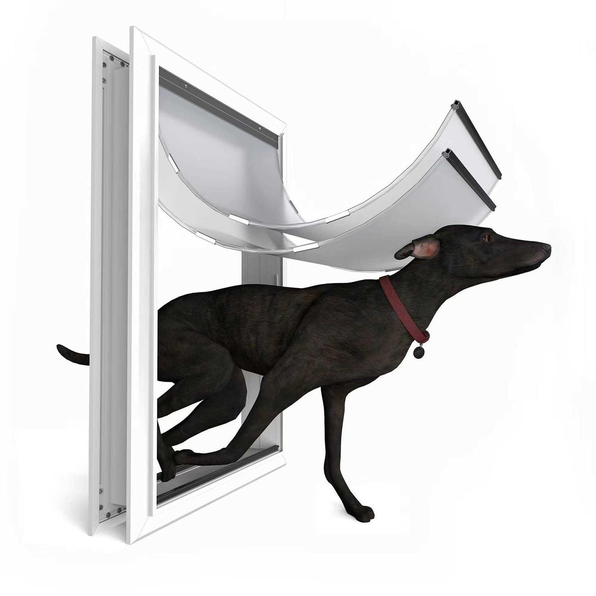 XL Heavy Duty Aluminum Dog Door H63289
