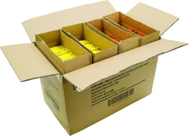 6 Asst Colors Crayons K371771