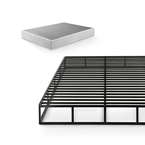Queen White 9 Inch Metal Box Spring D203