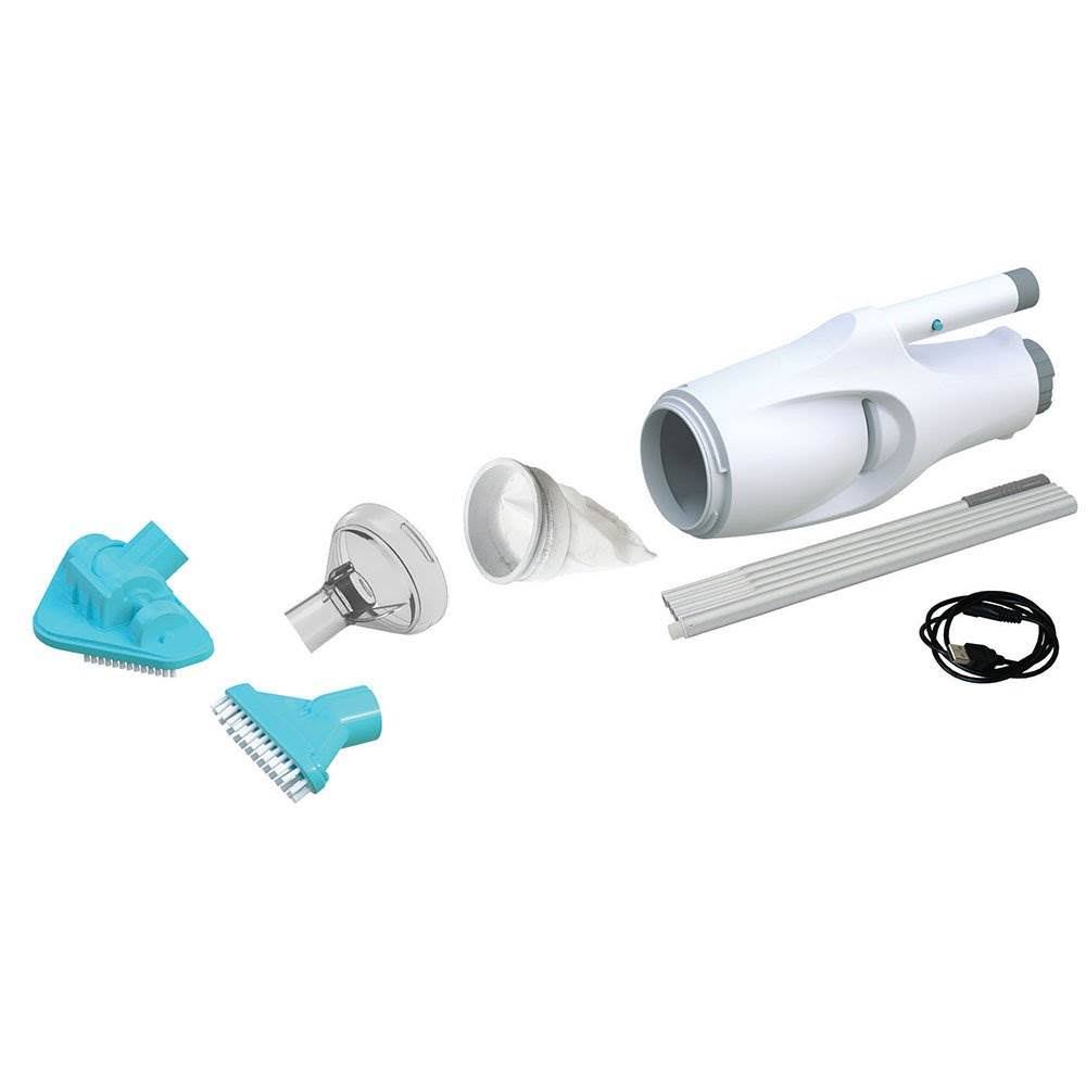 3-Piece Rechargeable Above-Ground Swimming Pool Vacuum E151655