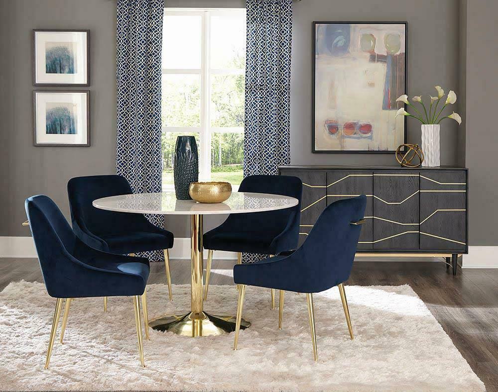 Dark Blue Dining Chair B762975