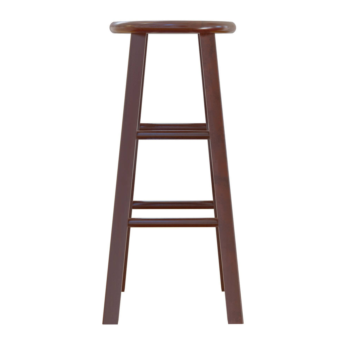 Antique Walnut 2pc Bar Stool Set J6201