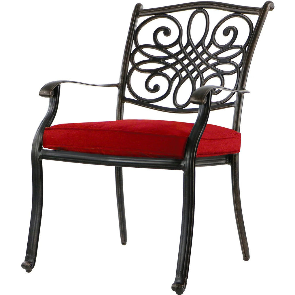 11-Piece Outdoor Dining Set with Cast-Top Table and Chairs I55500