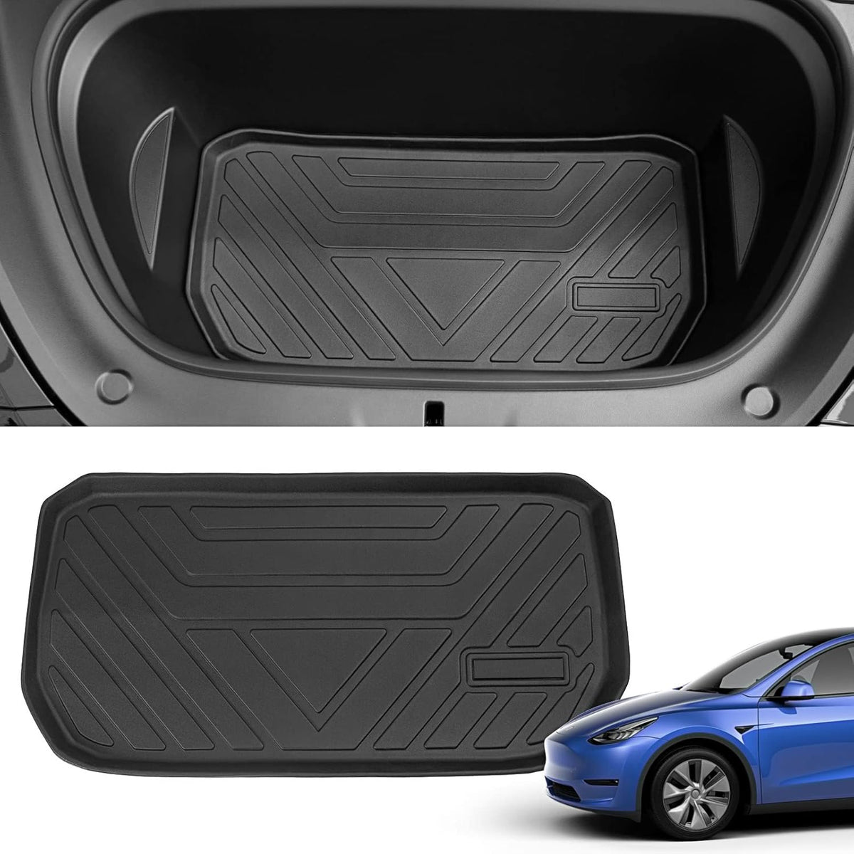 3 PCS Trunk Mat Cargo Liners for Tesla Model Y 5-Seater O90651