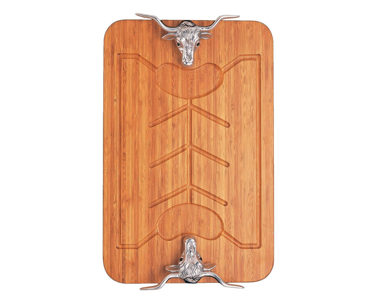 Longhorn Bamboo Carving Board M84165