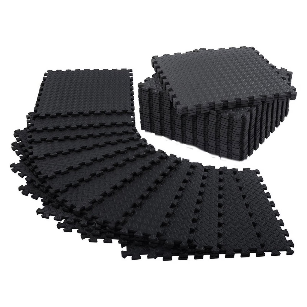 12 Pack Black Floor Exercise Mat L211