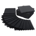 12 Pack Black Floor Exercise Mat L211