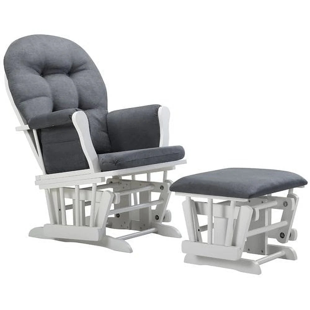 Windsor Glider and Ottoman, Natural w/ Beige Cushion K472555