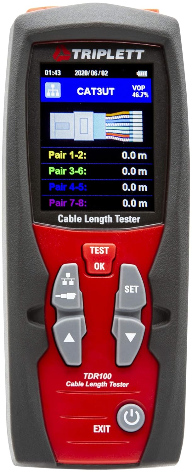TDR100 Cable Length Tester and Time Domain Reflectometer M872