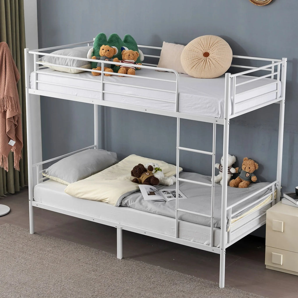 Twin over Twin Steel Bunk Beds V9523