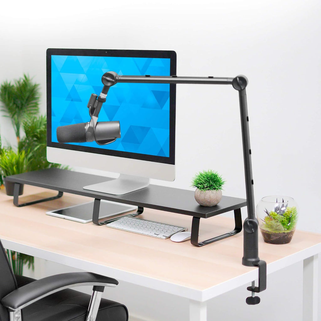 Adjustable Microphone Boom Arm with Cable Management, Pack of 2 Z65069